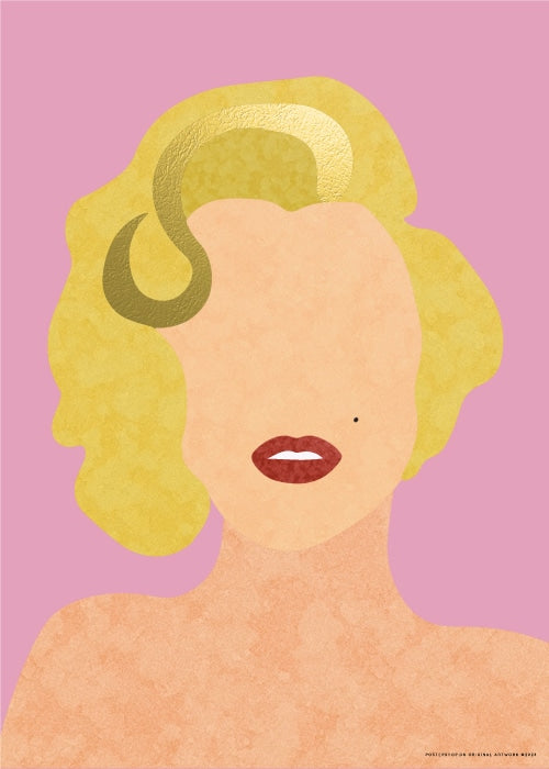 Monroe Pink Beauty – Grafiske Plakater