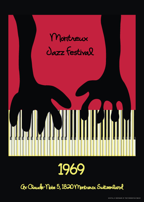 Montreal Jazz Festival 1969 – Vintage/Retro plakater