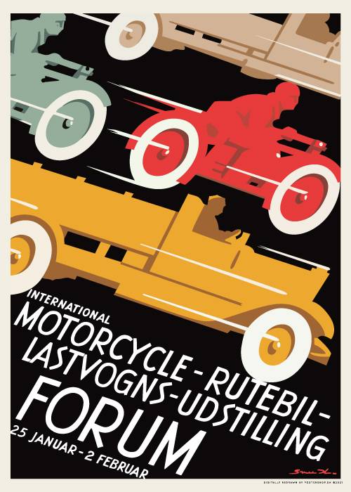 Motorcycle Rutebil og Lastvogns Udstilling