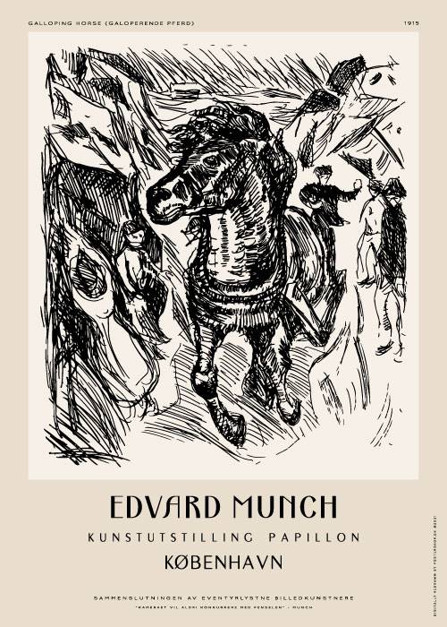 Munch Galloping – Kunst