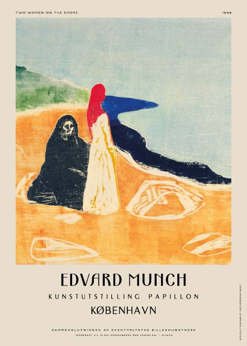 Munch Women On Shore – Kunst