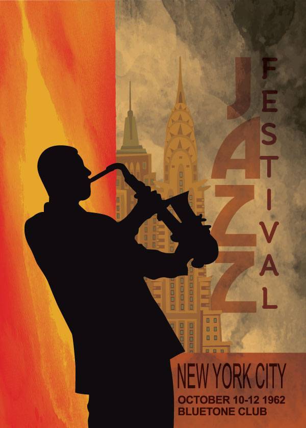 Nyc Jazz Festival – Vintage plakat