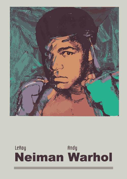 Neiman Warhol M. Ali – Vintage/Retro plakater