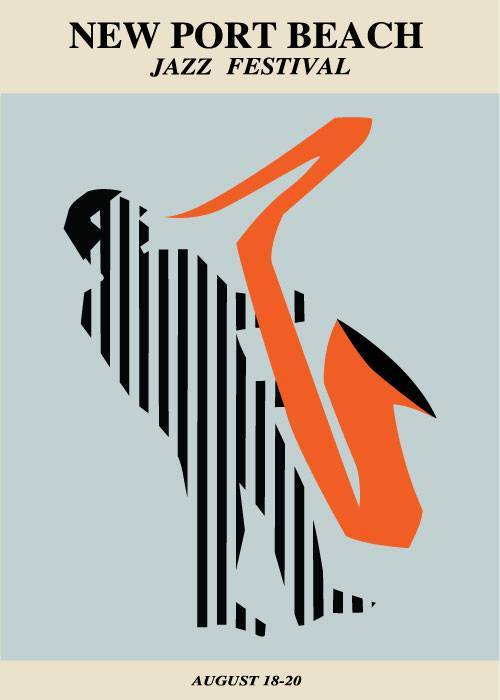 New Port Jazz Festival – Vintage/Retro plakater