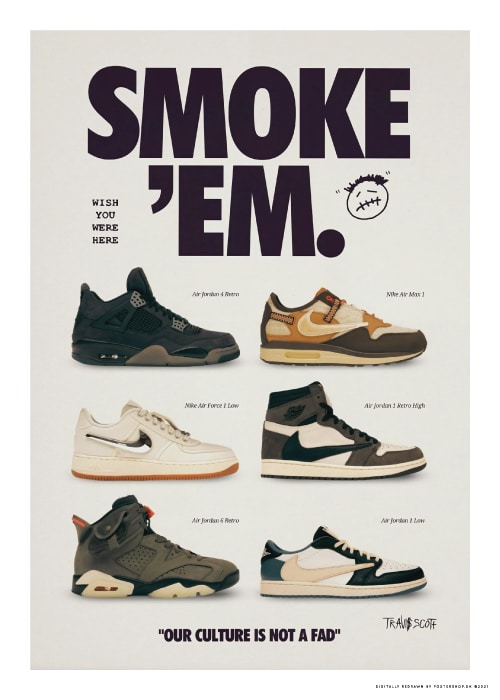 Nike Smoke'em Collection – Vintage/Retro plakater