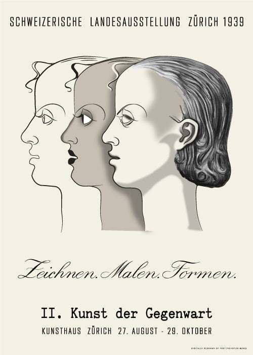 Niklaus Stoecklin Exhibition Poster – Kunst