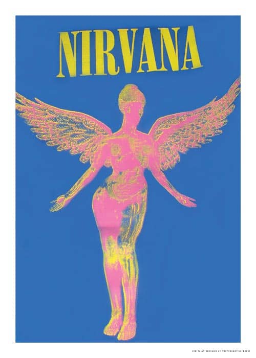 Nirvana Angel – Vintage/Retro plakater