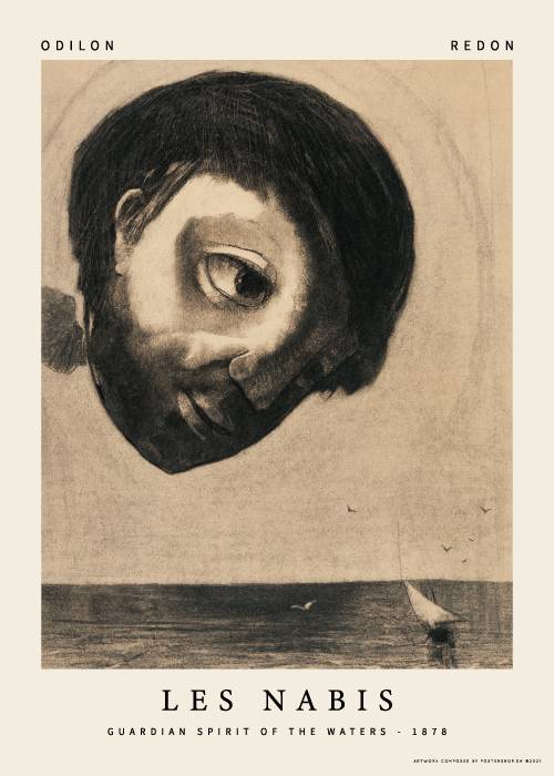 Odilon Redon Guardian Spirit – Kunst