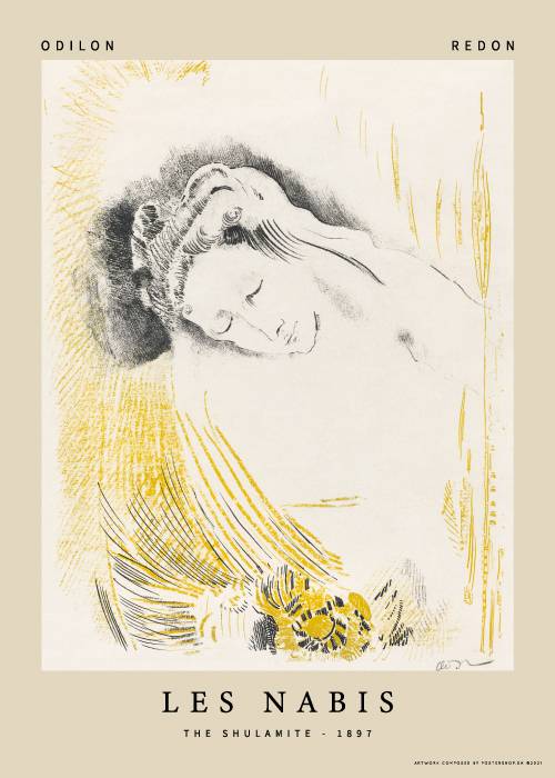 Odilon Redon The Shulamite – Kunst