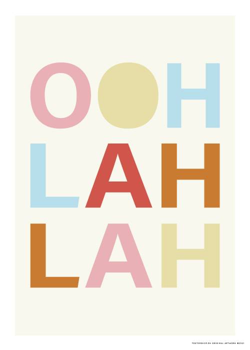 OOH LAH LAH – Børneplakater