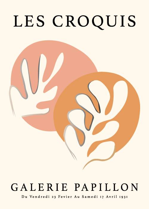 Orange And Pink Leaves – Kunst