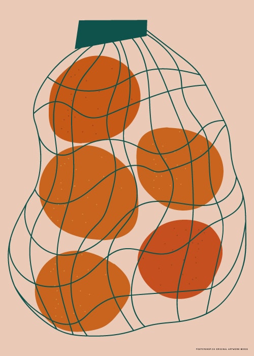 Orange Bag – Grafiske Plakater
