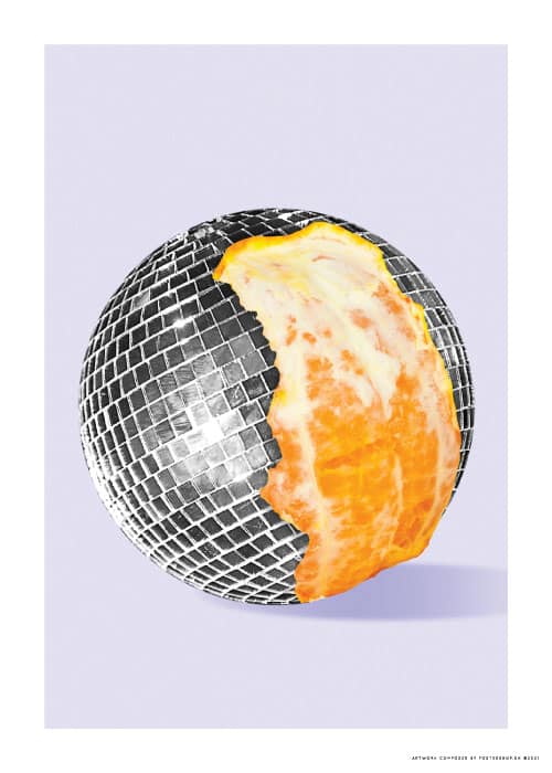 Orange Globe – Digital Art