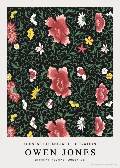 Owen Jones Pink Chinese Ornament – Kunst