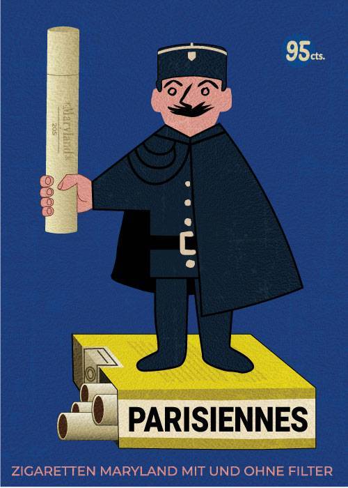 Parisiennes – Vintage/Retro plakater