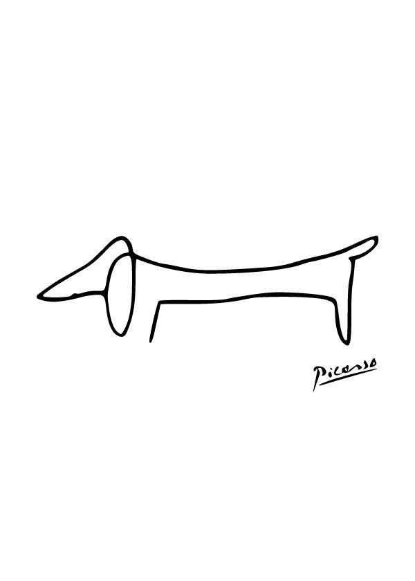 Picasso Dog – Kunst