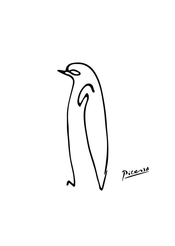 Picasso Penguin – Kunst