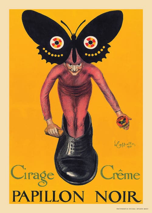 Papillon Noir 1921 Leonetto Cappiello – Kunst