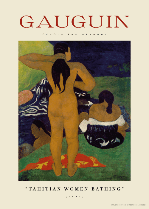 Paul Gauguin Tahitian Women Bathing – Kunst