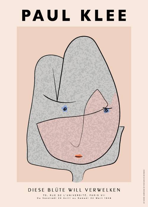 Paul Klee Flower About To Wither – Kunst