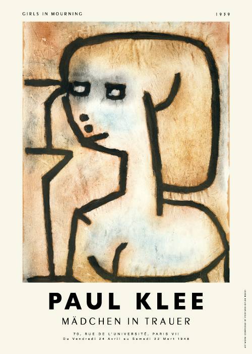Paul Klee Girl In Mourning – Kunst