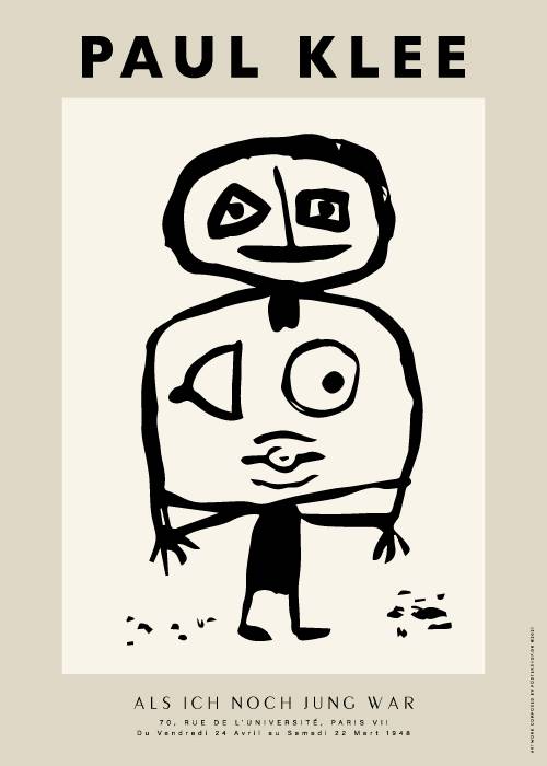 Paul Klee When I Wans Young – Kunst