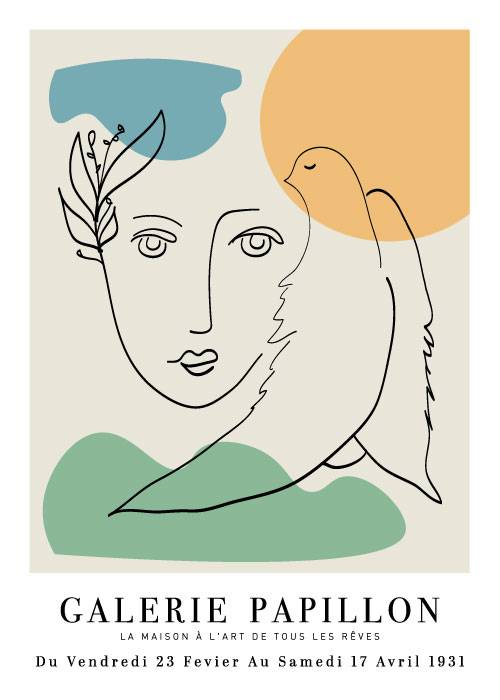 Peace Face In Nature – Kunst