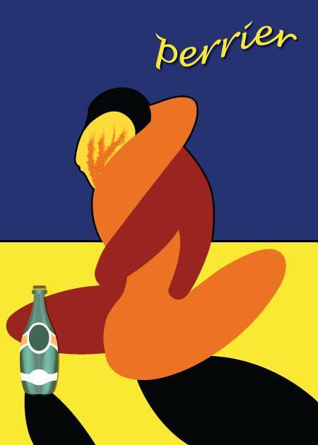 Perrier – Vintage/Retro plakater