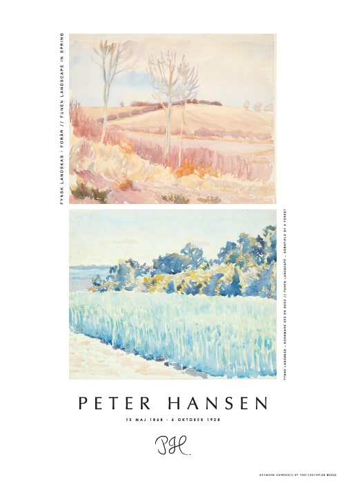 Peter Hansen Fynsk Landskab – Kunst
