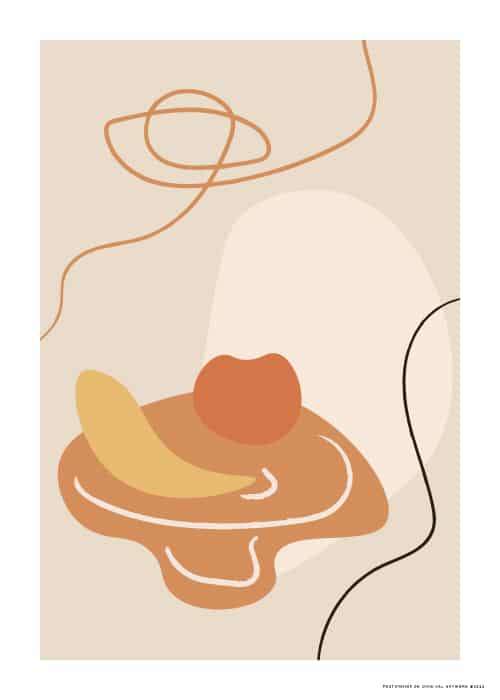 Piatto In Terracotta – Grafiske Plakater