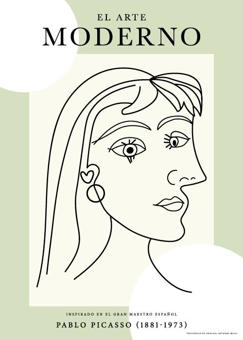 Picasso Obscured Face – Kunst