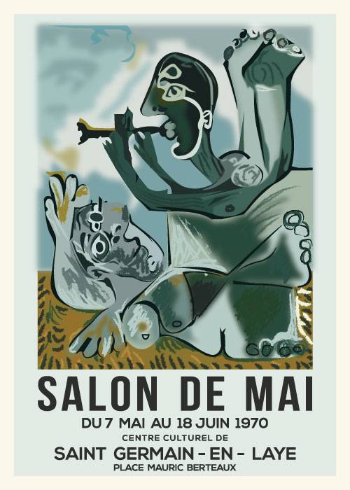 Picasso Salon De Mai 1970 – Kunst