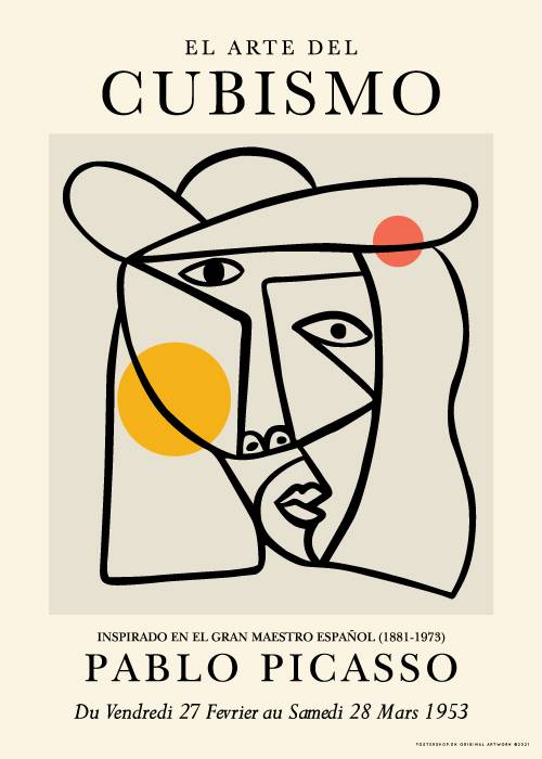 Picasso Woman With Hat – Kunst