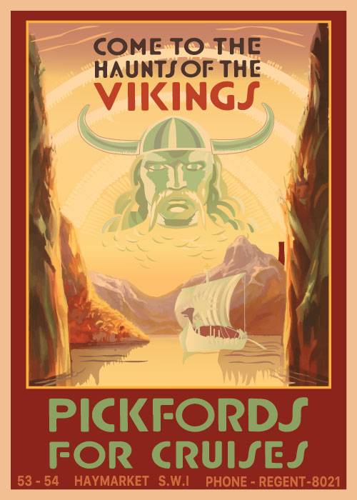 Pickfords For Cruises – Vintage/Retro plakater