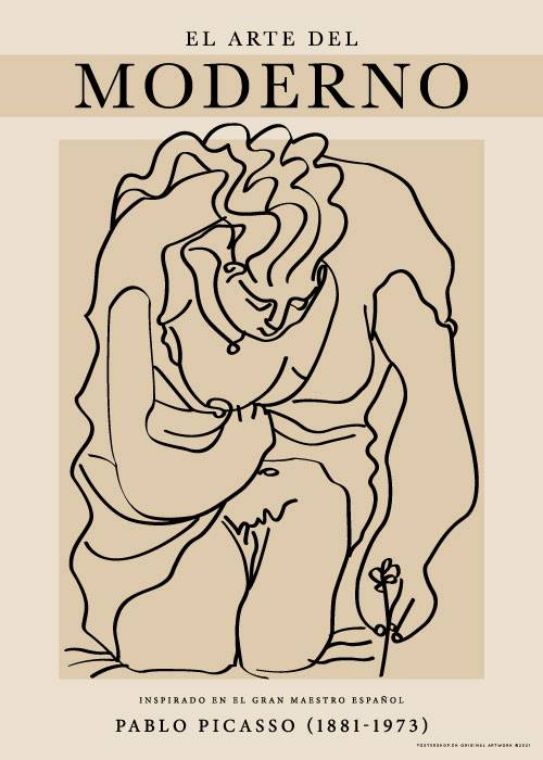 Picasso Picking Flower – Kunst