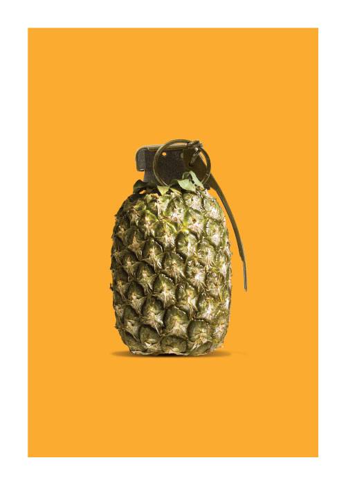 Pineapple Bomb – Digital Art
