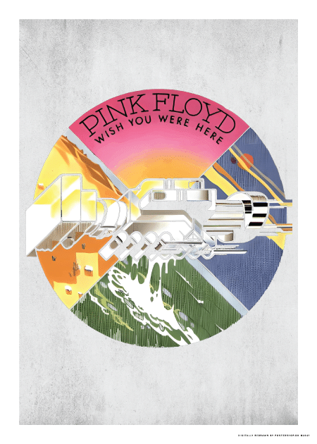 Pink Floyd Wish You Were Here – Vintage/Retro plakater