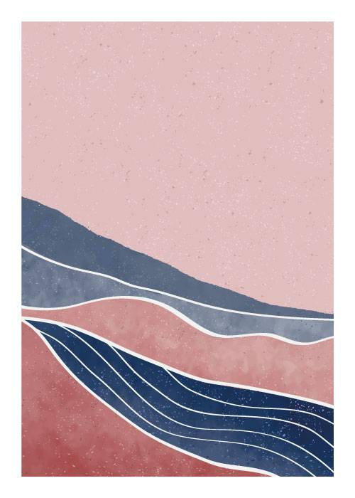Pink Landscape – Kunst