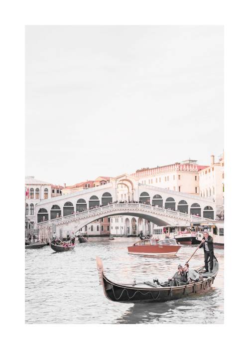 Pink Venice Poster – Fotokunst