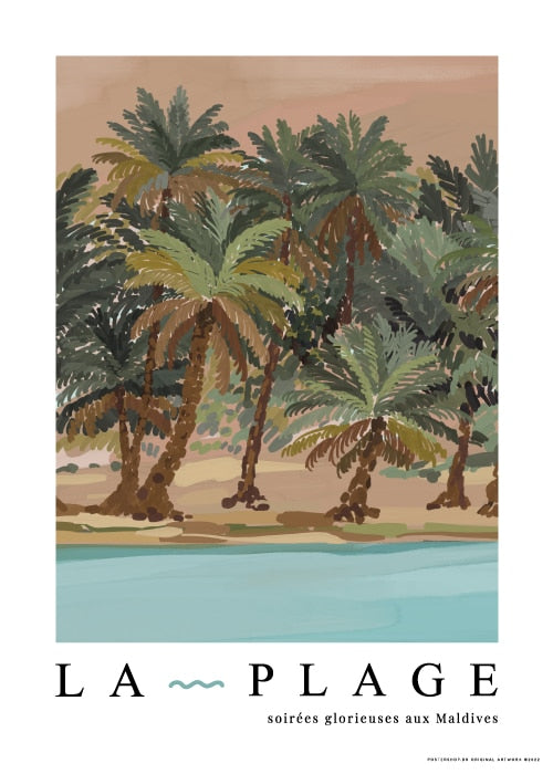 Plage Aux Maldives – Kunst