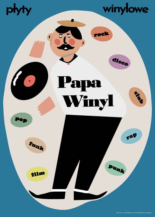 Plyty Winylowe Vinyl – Vintage/Retro plakater