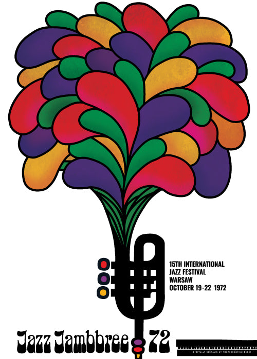 Polish Jazz Festival 1972 – Vintage/Retro plakater