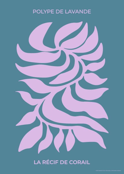 Polype De Lavande – Grafiske Plakater