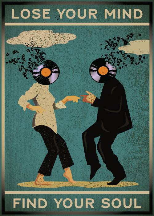 Pulp Fiction Find Your Soul – Vintage/Retro plakater