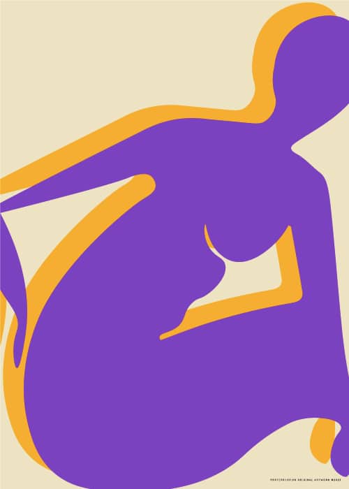 Purple Shadow Lady – Kunst