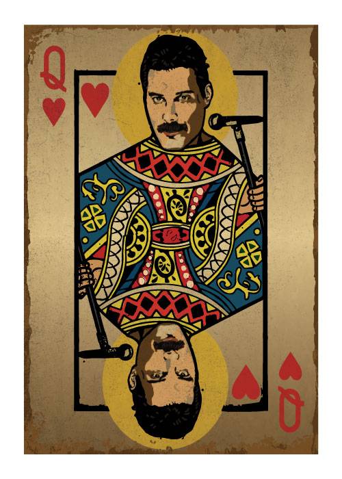 Queen Freddie – Grafiske Plakater
