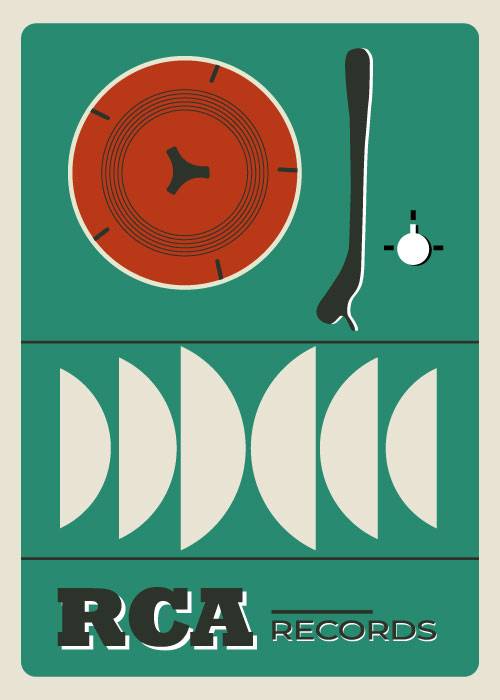 Rca Records Poster – Vintage/Retro plakater