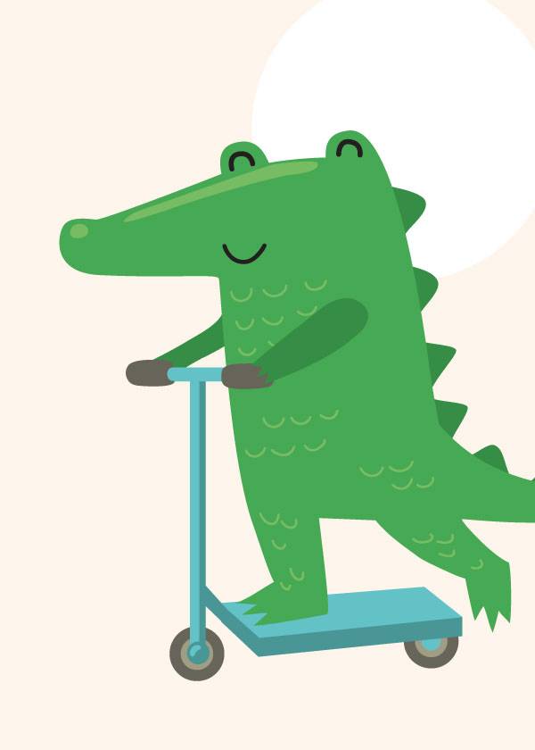 RIDING DINO – Kids' Posters