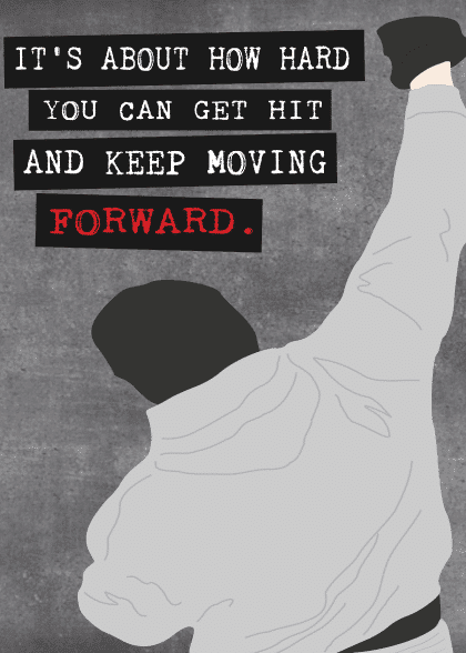 Rocky Quote – Typography Posters