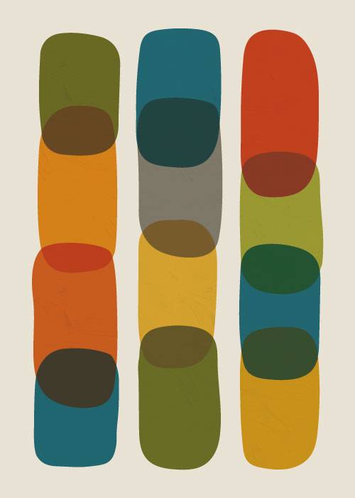 Rainbow Blots – Grafiske Plakater
